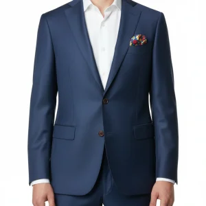 CAVALIERE Paxton Slim Blazer - Blue