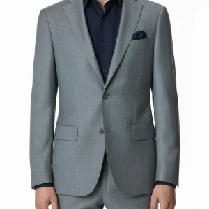 CAVALIERE Paxton Slim Blazer - Light Grey