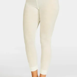 Leggings i Merinoull Victoria - Ivory