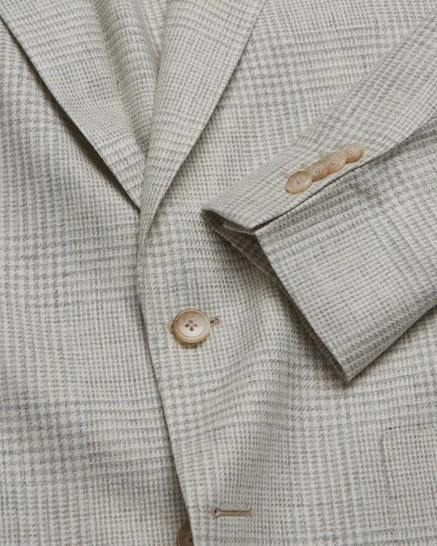 SAND King 6976 Check Blazer - Light Grey - Bild 4