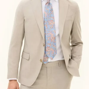 OSCAR JACOBSON Fogerty Microstructure Blazer - Beige