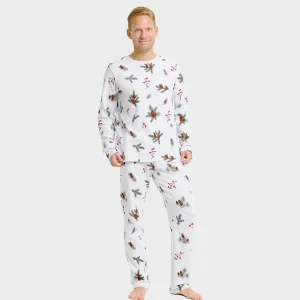 Ribbade pyjamas – Herr