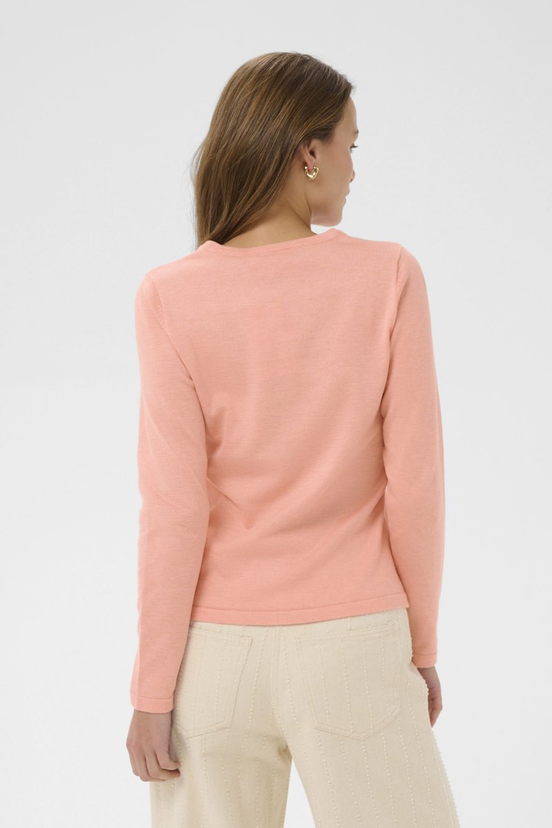 Mila R-Neck Cardigan – Blooming Dahlia Melange - Bild 6