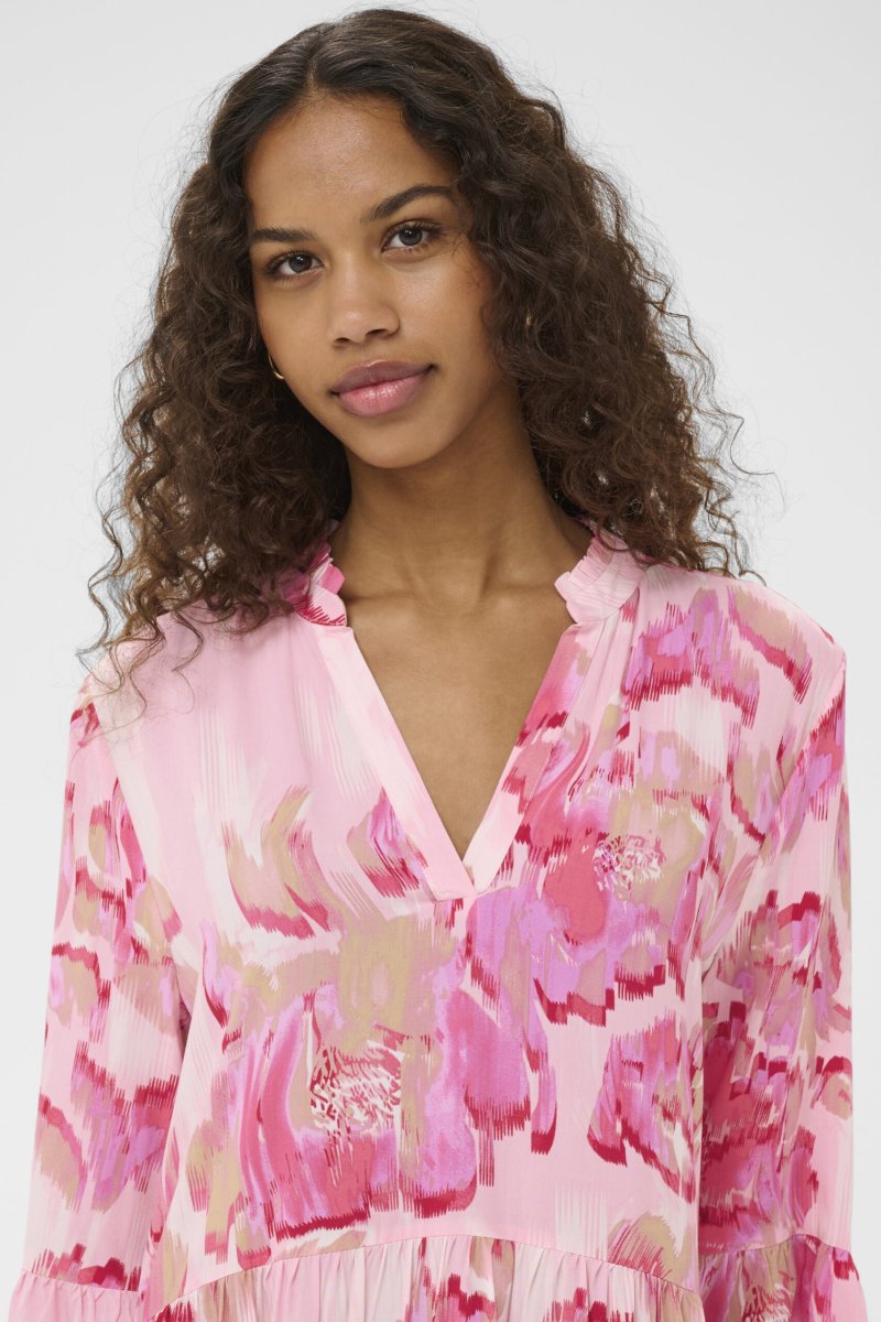 Eda Klänning – Poppy Shaded Flower - Bild 5