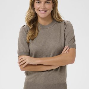 Mila Stickad Topp – Atmos Melange