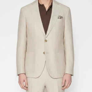 SAND King Linen Suit - Light Camel
