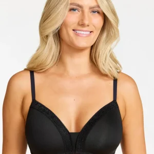 Bra without underwire Belle - Black