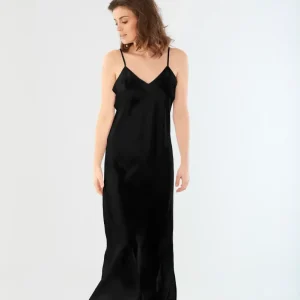 Nattlinne i siden - Black