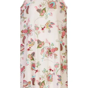 Nattlinne utan ärm - White