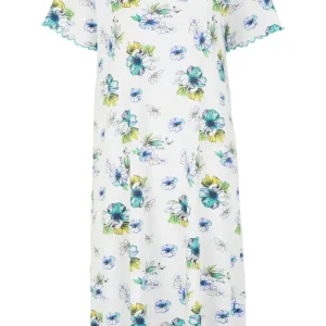 Nattlinne kort ärm - Turqoise