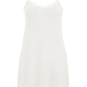 Ärmlöst Nattlinne i Siden Jolene - Ivory