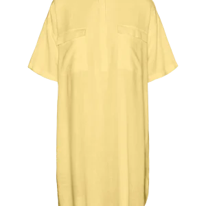 VMLINE – Gul linneklänning