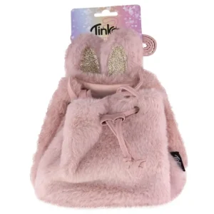 TINKA – Rosa väska med glittriga kaninöron