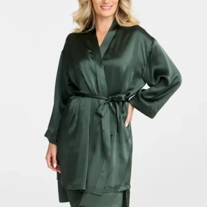 Rock i siden - Dark olive