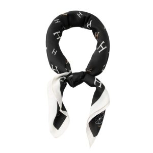 Scarf H-mönster – Svart