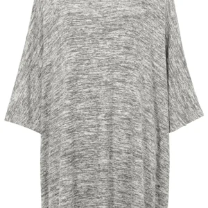 Poncho - Light greymelange