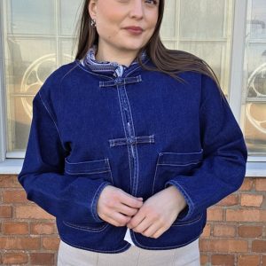 Oivy Jeansjacka – Medium Blue Denim