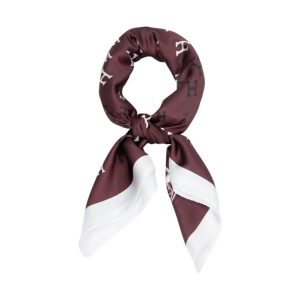 Scarf H-mönster – Burgundy
