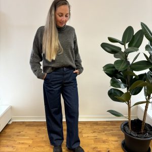 JDYSALLY HW STRAIGHT STITCH JEANS DNM