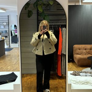 JXCARLIE SHORT TRENCHCOAT OTW SN TWILL