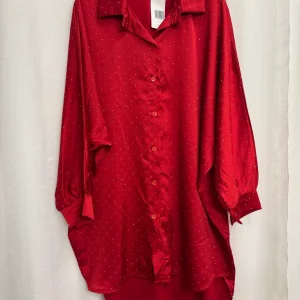 PFTUNIC – Röd tunika med strass