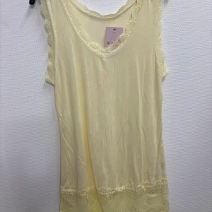 BULLER – Gult linne med spets