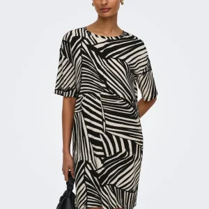 JDYDEBBIE – Svart/beige klänning