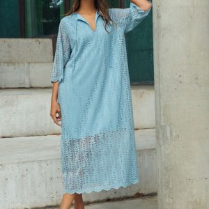 Jolie Klänning – Smoke Blue