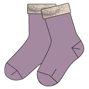 NKFOBBI – Lila tjockstrumpa