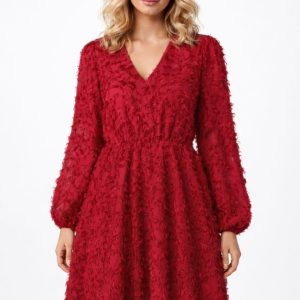 Paria LS Klänning – Jester Red