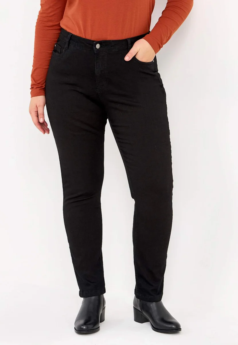 CELLBESLINNEA – Svarta jeans med raka ben - Bild 2