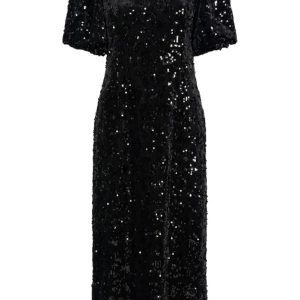 Sofie 2/4 Paljettklänning – Svart