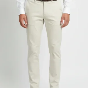 SAND Craig Suede Touch Chino SS - Off White