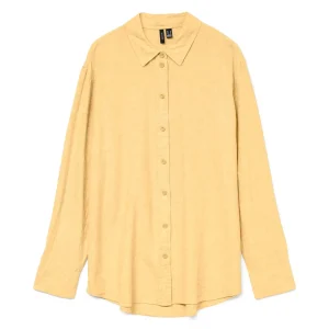 VMLINN – Gul linneskjorta