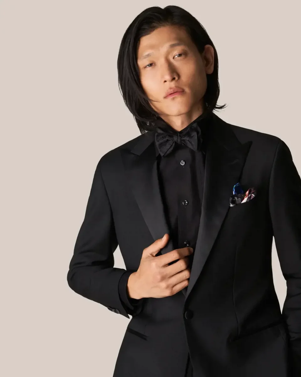 ETON Jacquard Paisley Shirt - Black - Bild 2