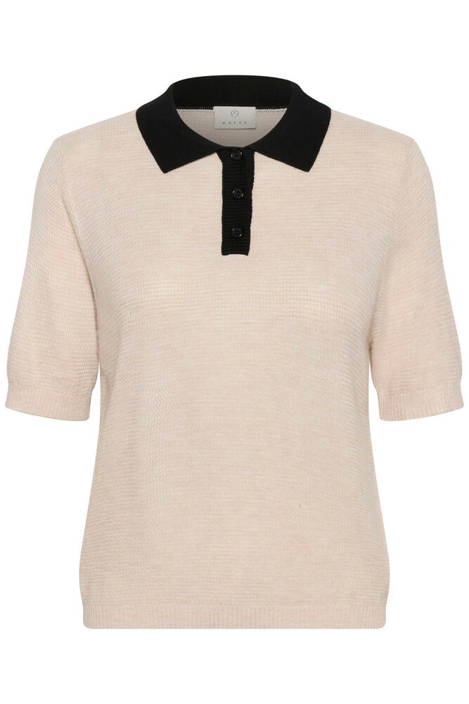 Amalia Stickad Topp – Feather Gray - Bild 6