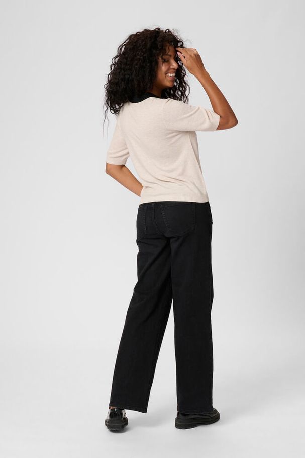 Amalia Stickad Topp – Feather Gray - Bild 5