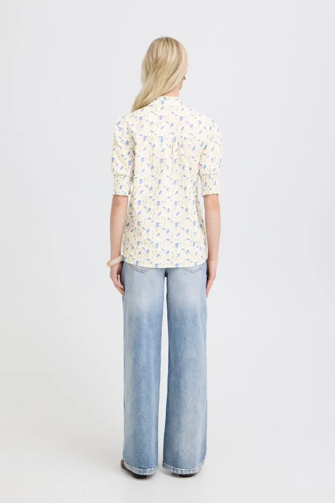 BYIUNIA – Topp med blå blommor - Bild 7