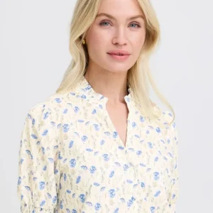 BYIUNIA – Topp med blå blommor