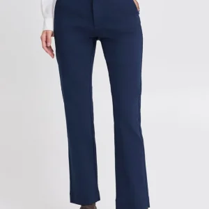 BYDIXI – Marinblå rak byxa