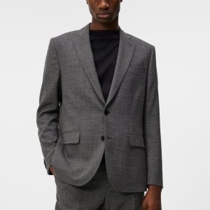 J.LINDEBERG Elton Soft 2 Tone Blazer - Black