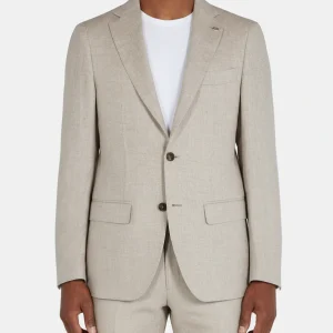 CAVALIERE Sebbe Classic Linen Blazer - Beige