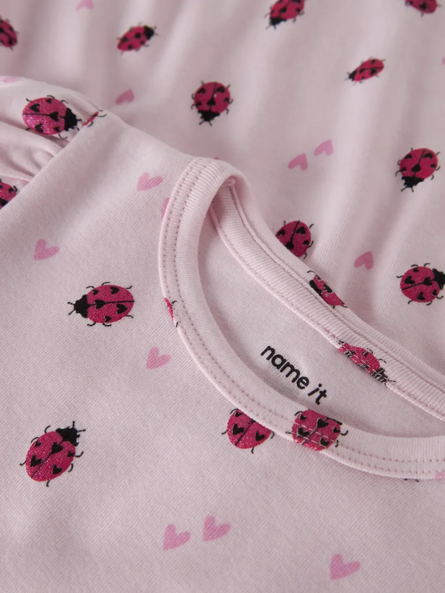 NMFHALINE – Rosa klänning - Bild 4