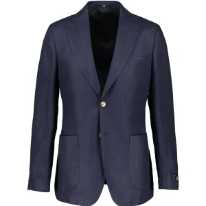 SIR of Sweden Eliot Linen Blazer - Navy