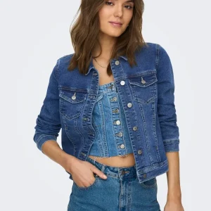 ONLWONDER – Mellanblå jeansjacka