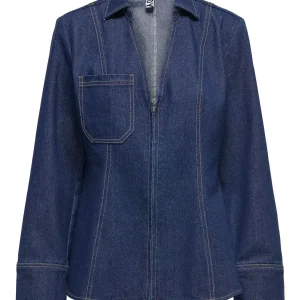 JDYSALLY ZIP STITCH SHIRT DNM