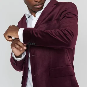 MATINIQUE MAGeorge Velour Blazer - Purple