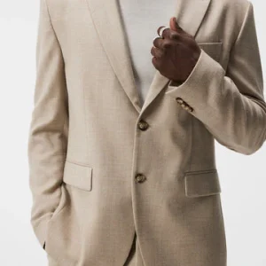 J.LINDEBERG Hopper Stretch Flannel Blazer - Oyster Grey