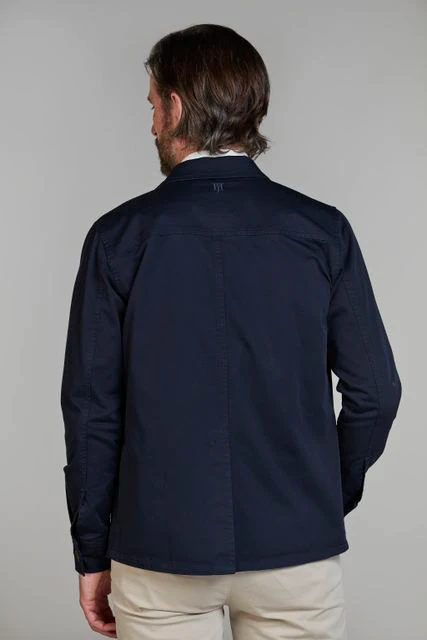 HANSEN & JACOB Clearwater Overshirt - Navy - Bild 3
