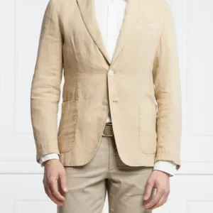 BOSS Hanry Slim Linen Blazer - Beige